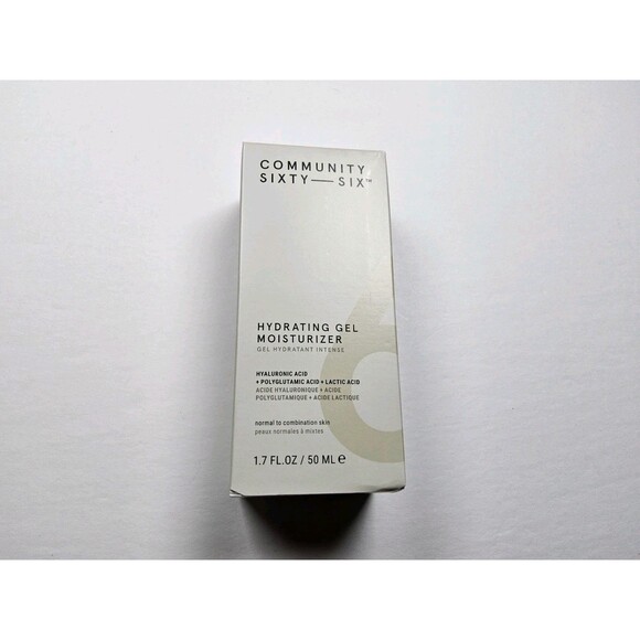 Community Sixty Six Hydrating Gel Moisturizer Hyaluronic 1.7 oz/50ml - Picture 1 of 3